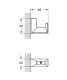 Крючок Grohe Selection Cube 40782000 хром